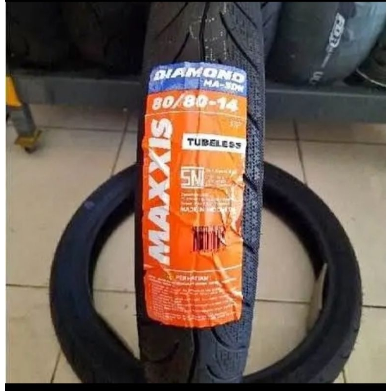 BAN MAXXIS DIAMOND 80/80 RING 14. BAN DEPAN