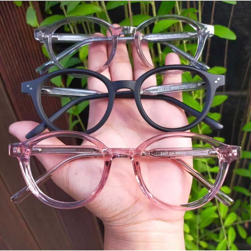 PAKET PHOTOCROMIC | Kacamata Minus | Bulat | Kacamata Wanita