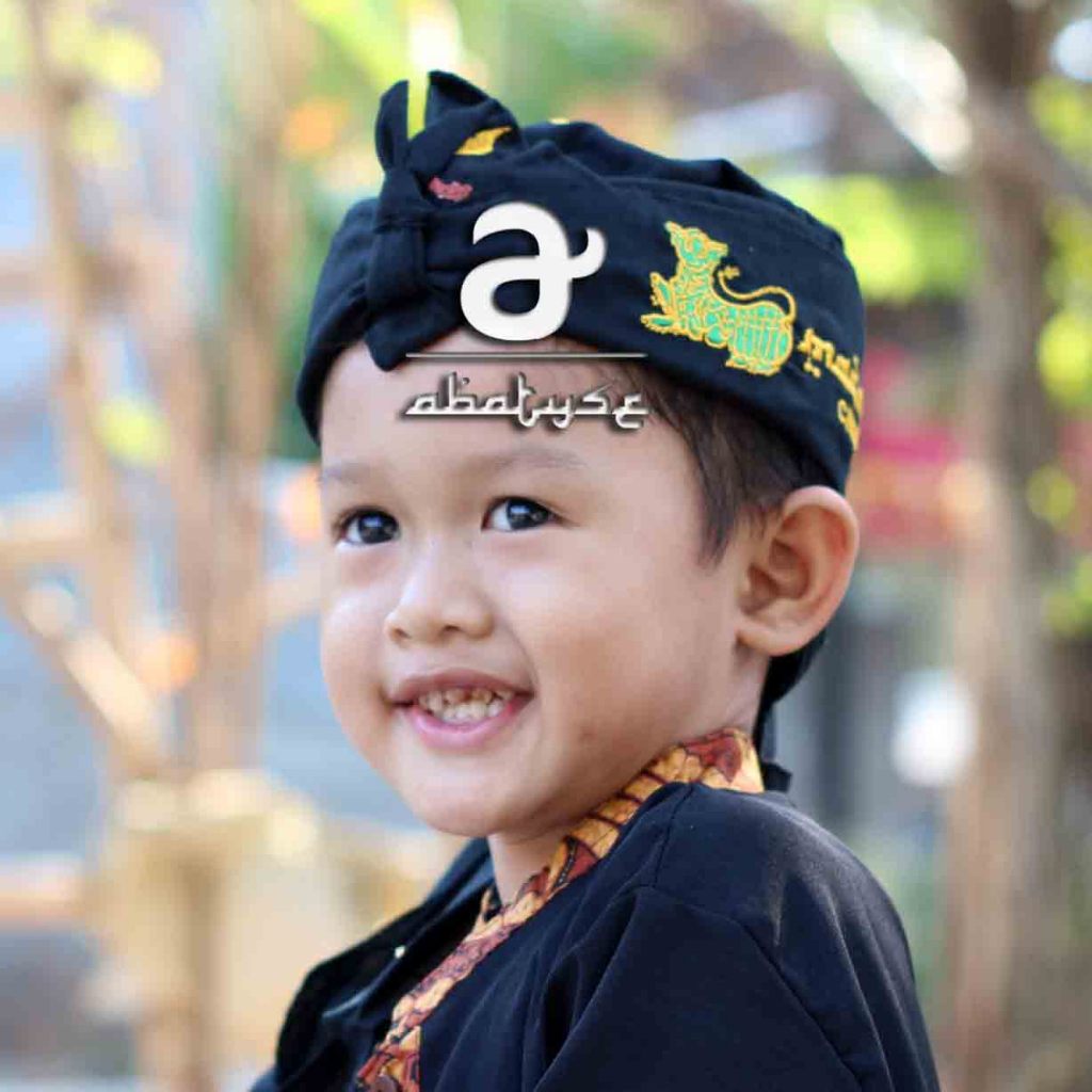 Blangkon Anak Macan Ali Cirebon - Tetopongan Macan Ali Cirebon anak anak