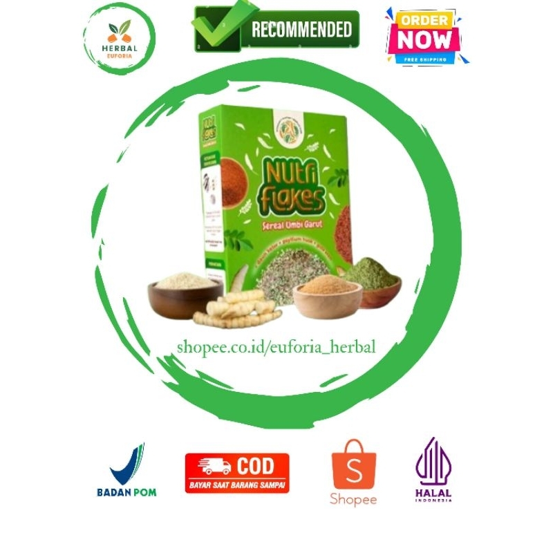 

Nutriflakes Original Sereal Umbi Garut Solusi Atasi Asam Lambung Maag Gerd Ampuh