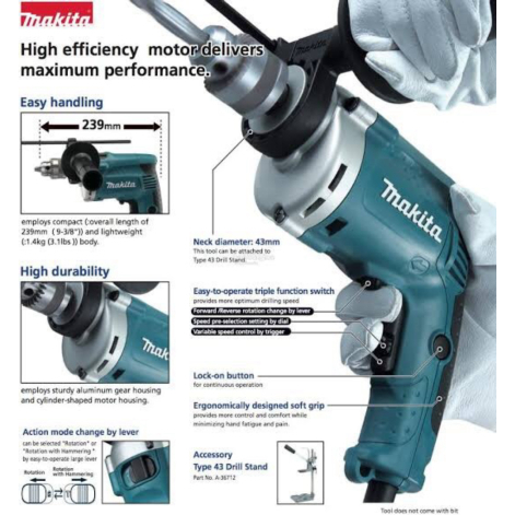 Bor Impact Drill tembok Makita HP1630 Berkualitas