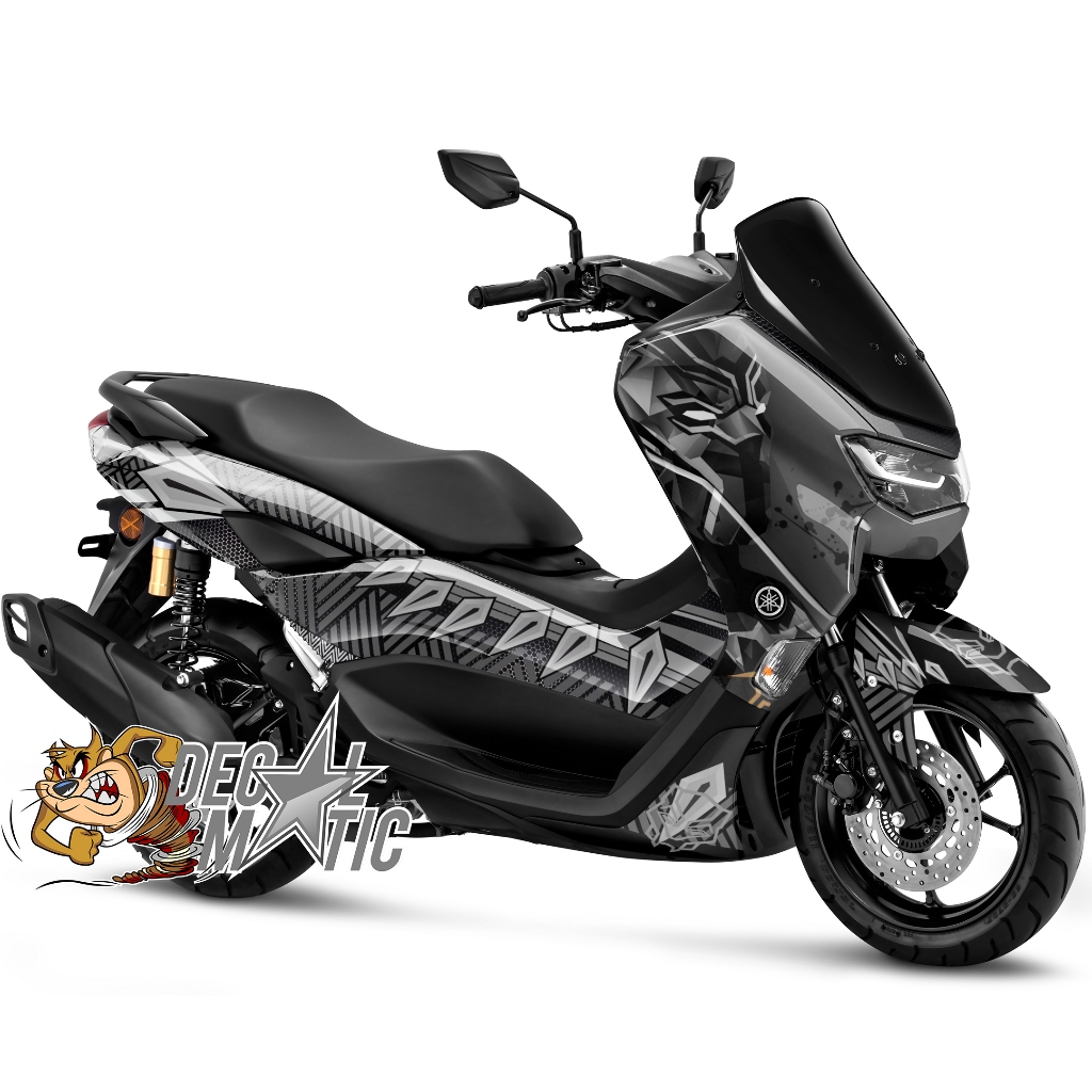 Decal Full Body Nmax Lama 2015 2016 2017 2018 2019 NEW NMAX 2020 2021 2022 2023 Black Panther Blackp