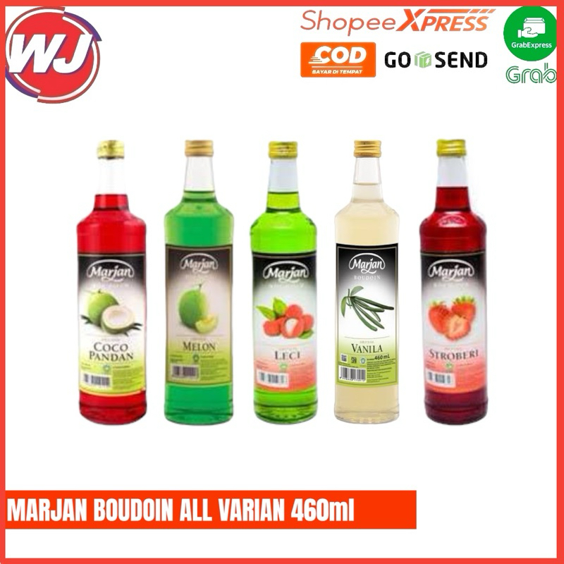 

MARJAN SYRUP BOUDOIN ALL VARIAN 460ml