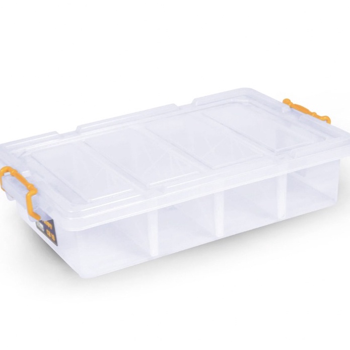 Kualitas Dijamin Shinpo 136 Patriot CB19 Container Box Sekat CB 19 Liter Plastik Sekat Dapat Dilepas