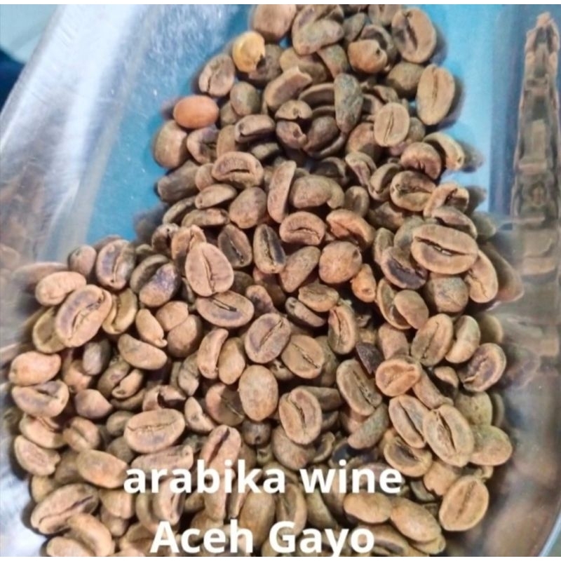 

green Bean - biji kopi arabika Aceh Gayo wine 1kg
