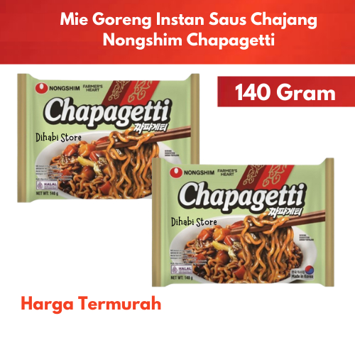 

Chapagetti Nongshim Mie Goreng Instan 140 Gram