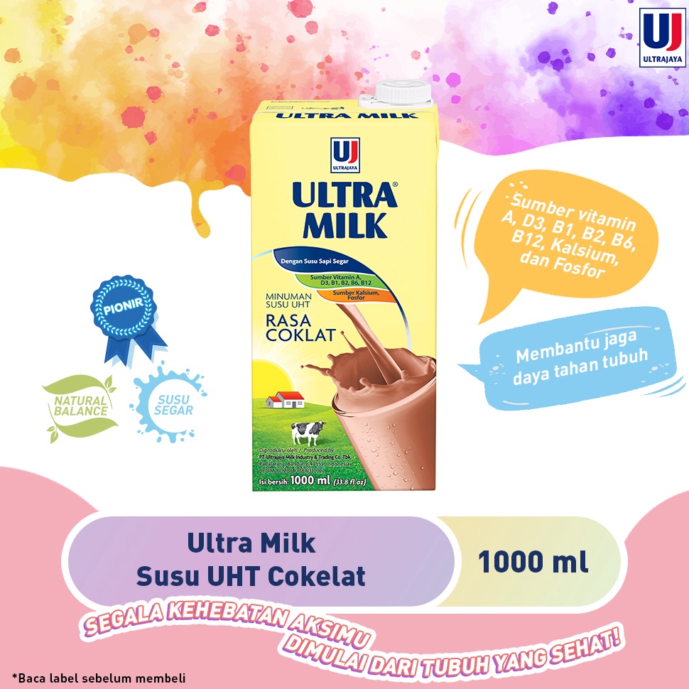 

HEMAT PROMO Ultra Milk Susu UHT Cokelat 1L