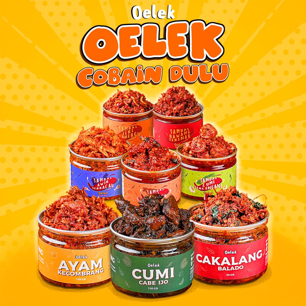 

Dijual Oelek Cobain Dulu Cakalang Balado Cumi Cabe Ijo Ayam Kecombrang Sambal Cumi Sambel Ayam Suwir Sambal Sei Sambal Teri 1