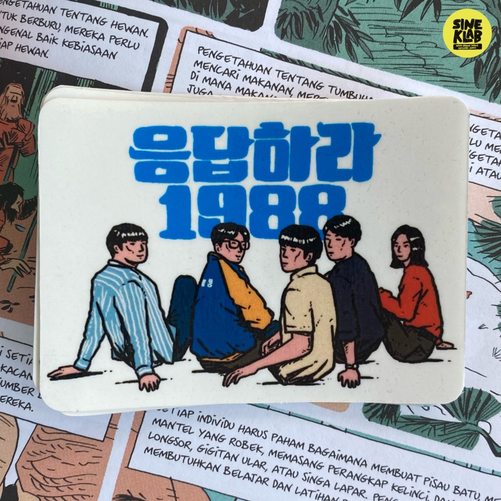 

sineklab - Sticker REPLY 1988 - Edisi Sticker Film / Movie / Cinema / Series