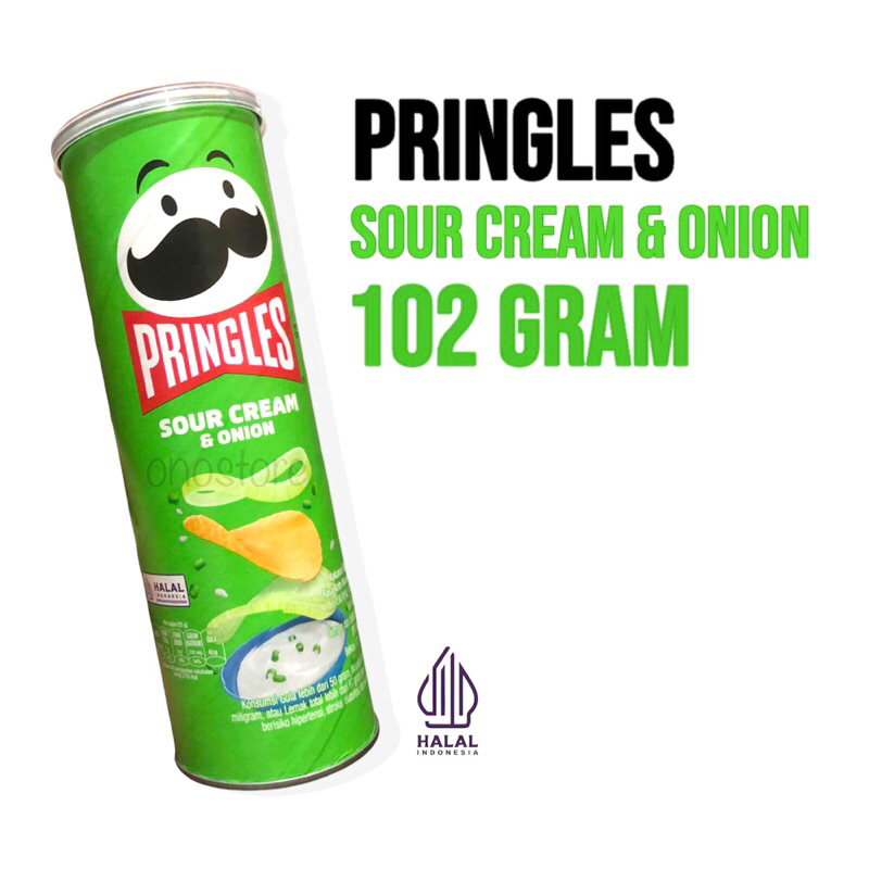 

Pringles Potato Crispy 102 Gram Sour Cream & Onion