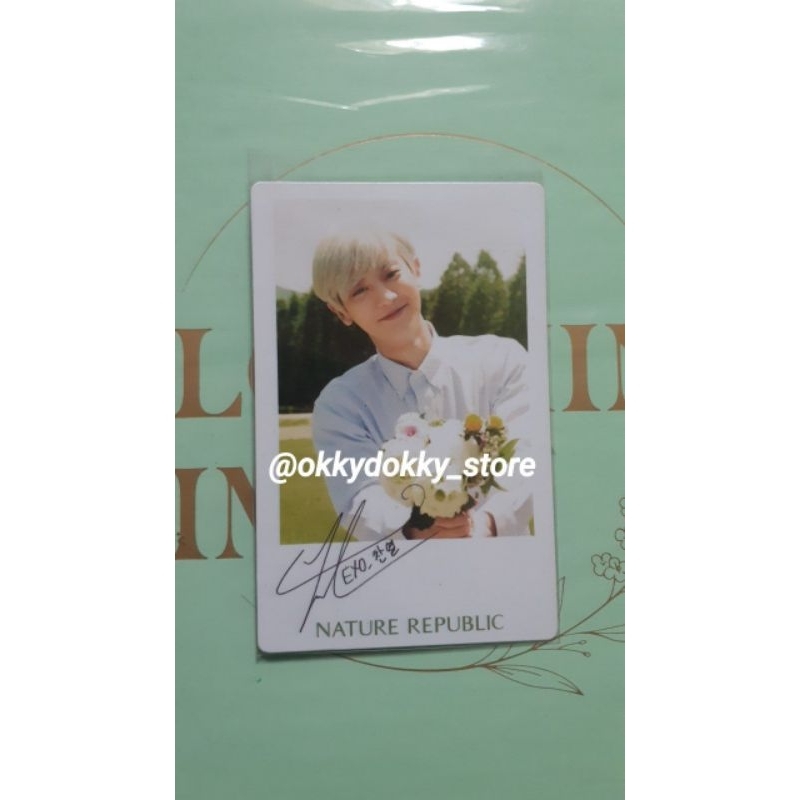 Polaroid Nature Republic EXO Chanyeol