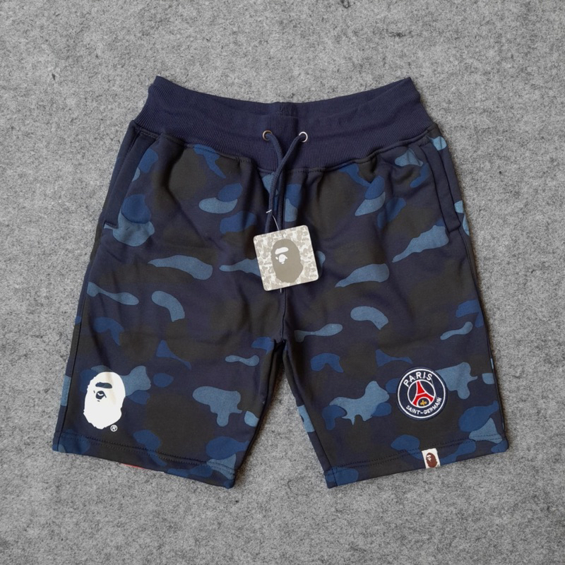 CELANA PENDEK BAPE PSG CAMO NAVY & SHORT PANTS NASA HERON PRESTON FULLTAG&LEBEL