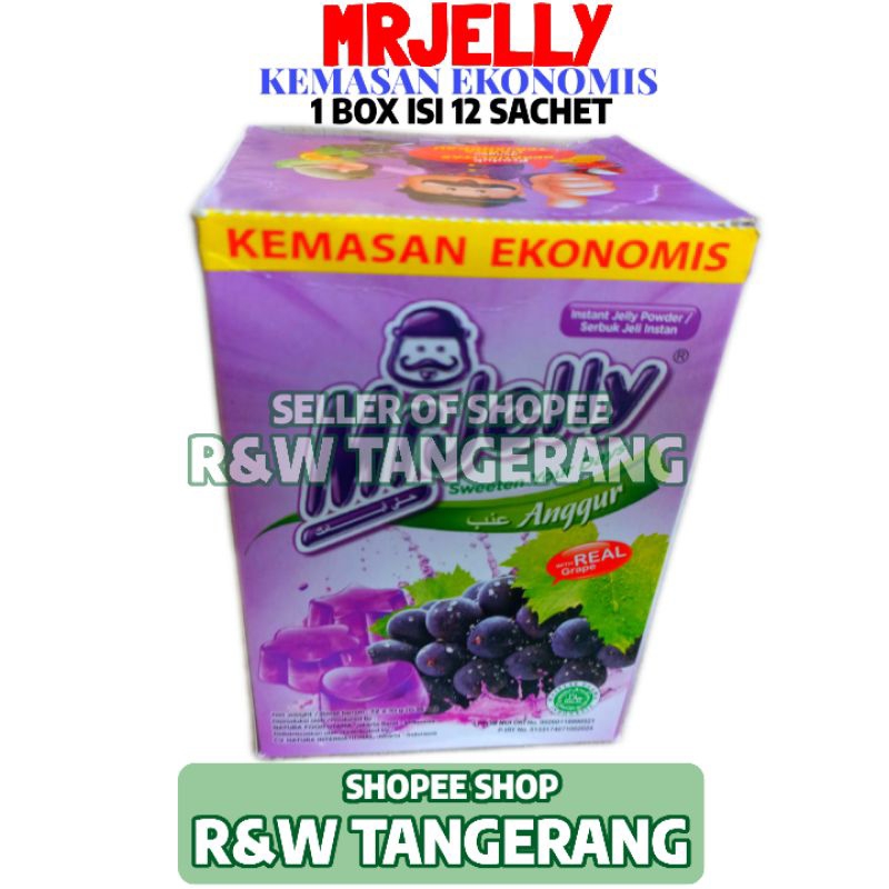 

Mr Jelly Rasa Anggur 10gr 1 Box Isi 12 Sachet