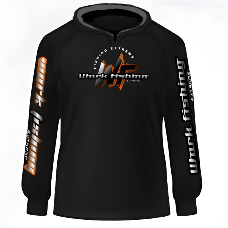 Jersy Mancing /work fishing extrime/Jersy mancing lengan panjang /lengan panjang krudung/ jersy Terb