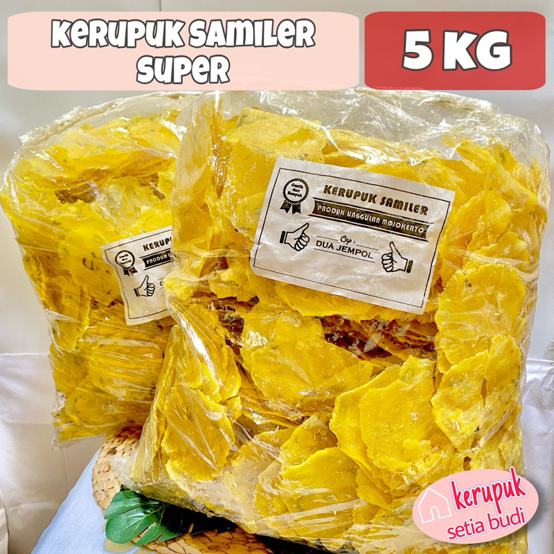 

KERUPUK SAMILER MENTAH 1 BAL / 5 KG