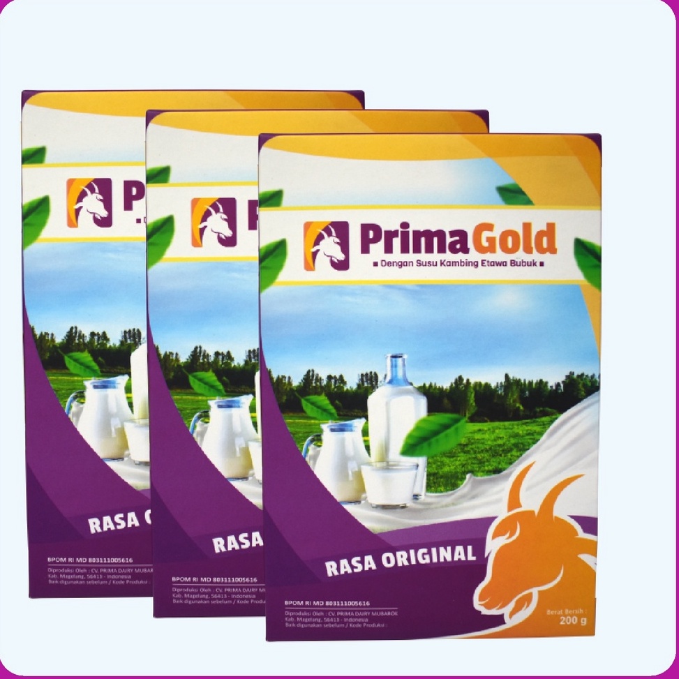 

DISKON paket 4 box susu prima gold susu kambing etawa asli