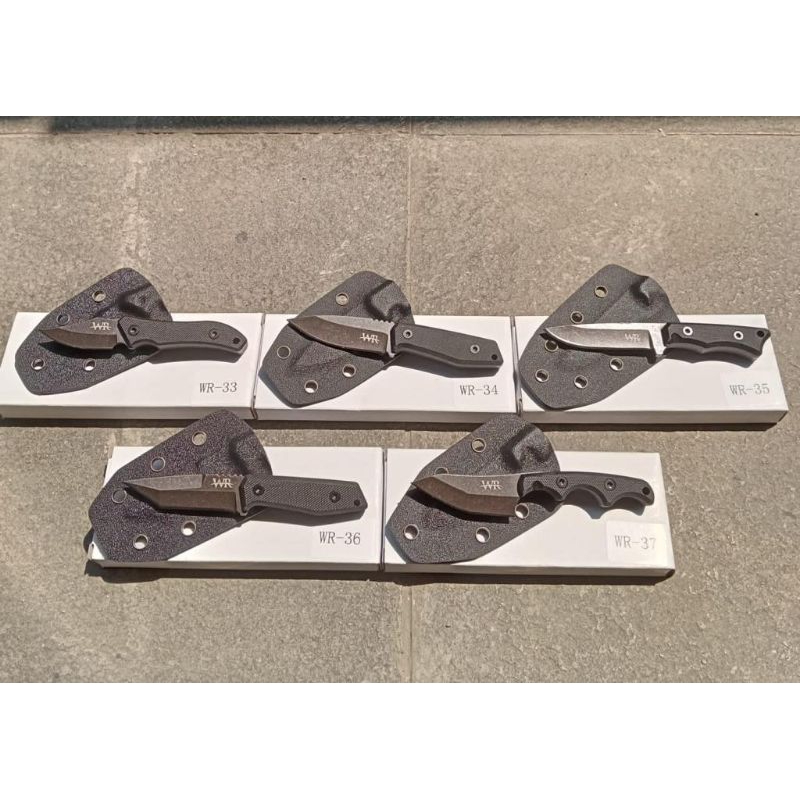 Pisau Dapur Serbaguna / Pisau Tactical Kydex WR / Pisau WR Tactical Outdoor + Holster