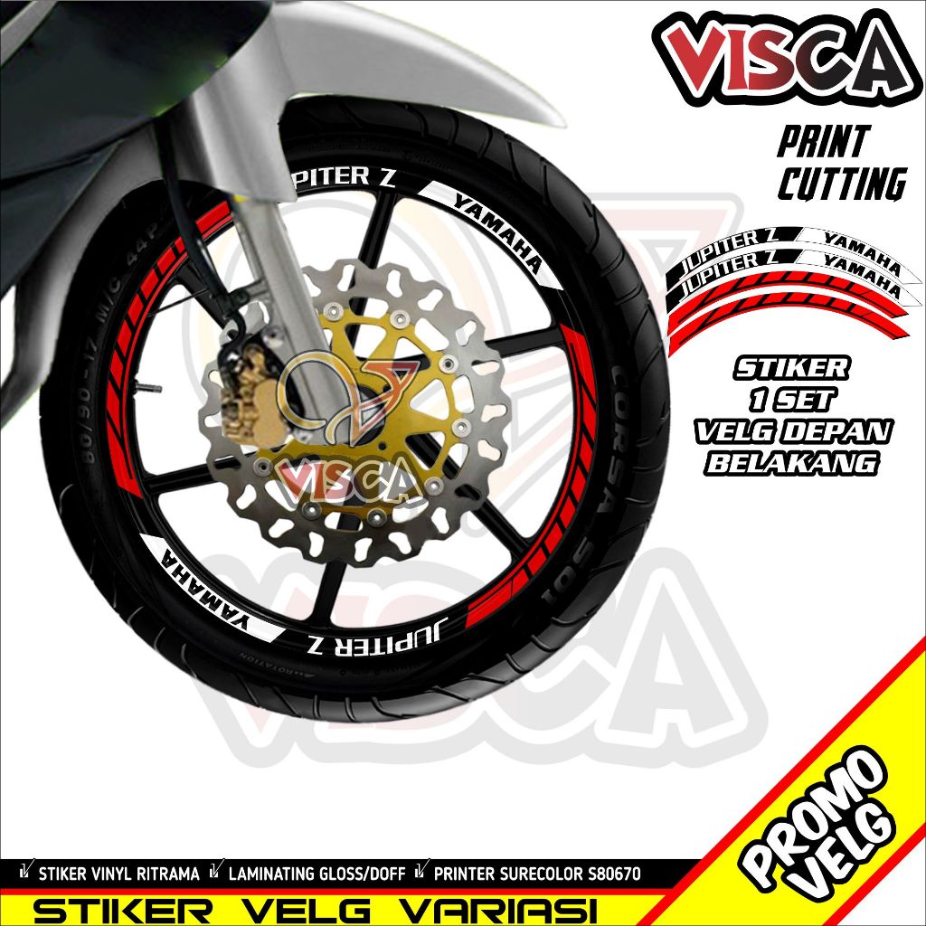 Stiker Velg List Velg Motor Stiker Velg Jupiter Z Hitech 2