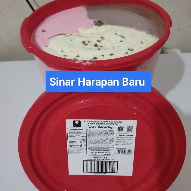 

XPRESS ICE CREAM 8 LITER DIAMOND NEOPOLITAN 3 RASA