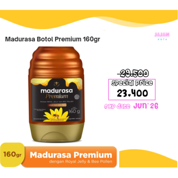 

Madurasa Botol Premium 160 gram