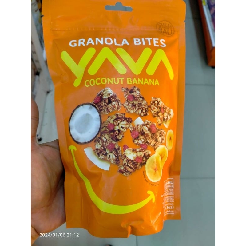 

YAVA GRANOLA BITES COCONUT BANANA