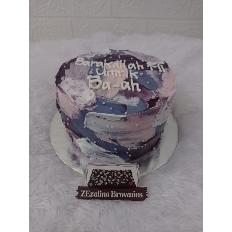 

Birthday Cake/Kue Ulang Tahun Ungu part 2