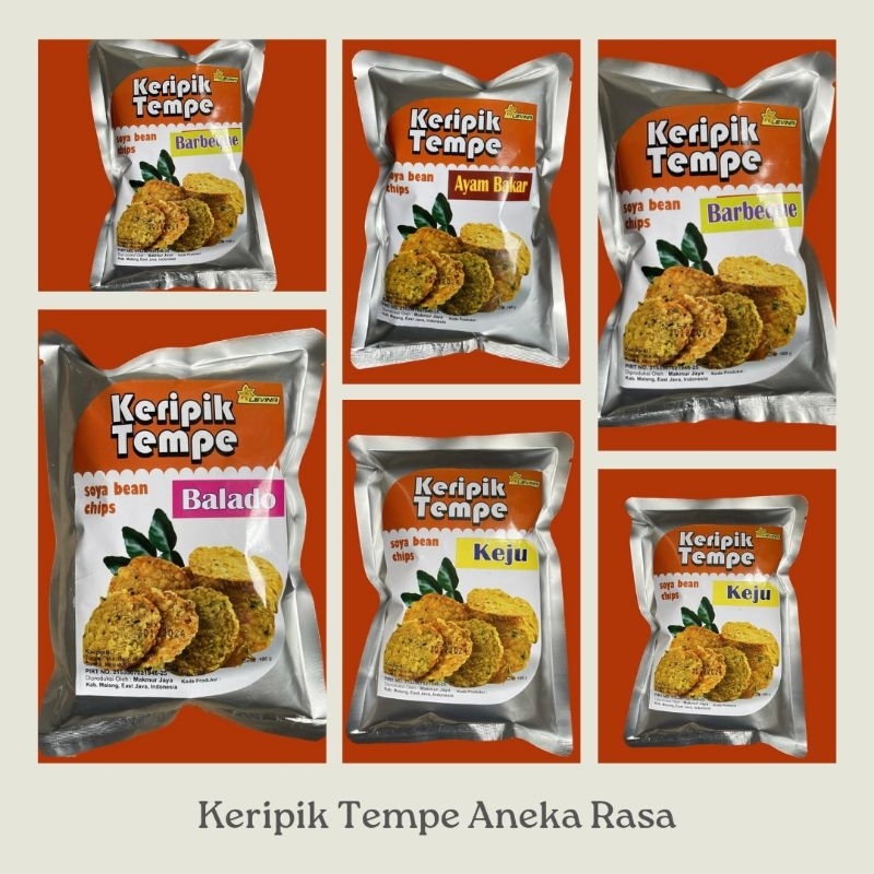 

Keripik Tempe Aneke Rasa - Balado - Keju - Pedas Manis - Barbeque - Jagung Bakar - Ayam Bakar