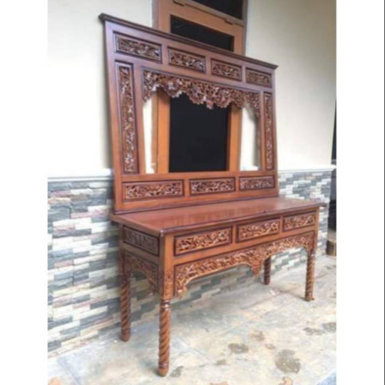 Meja Rias Jati Altar