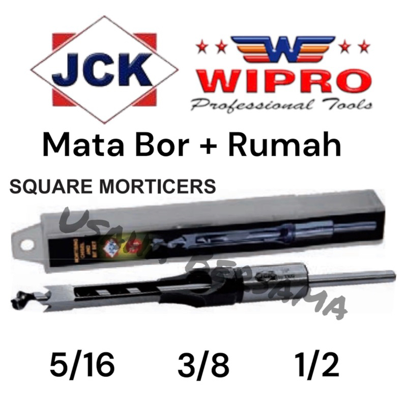 JCK Mata Bor/Square Morticers Chisel Mesin Tatah/Bobok Kayu MK 361A/B