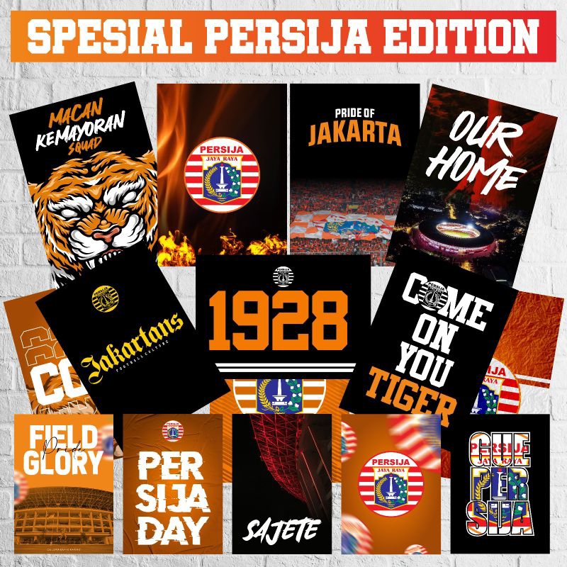 Poster Persija Spesial Edition 20 Pcs