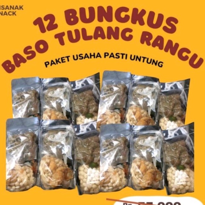 

ZTJT2716 PAKET 12 BUNGKUS BASO ACI TULANG RANGU