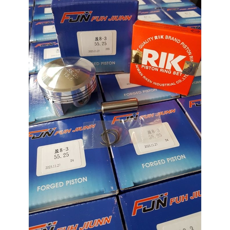 PISTON SEHER SET FORGED FJN 55.25MM RING RIK