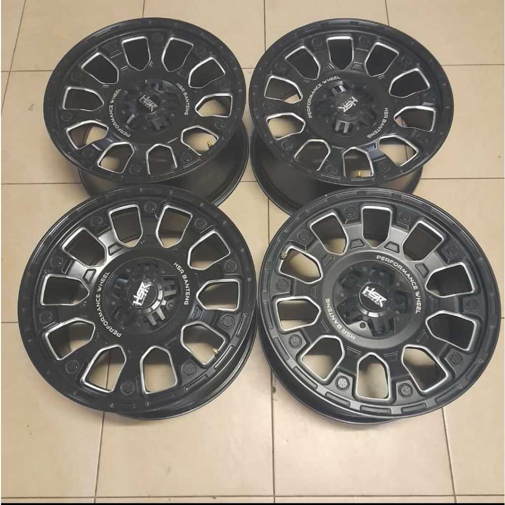 VELG MOBIL BEKAS SEKEN HSR BANTENG RING 18 LEBAR 8,5 PCD 5X1114-5X127 ET 40 VELG MOBIL RUBICON INNOV