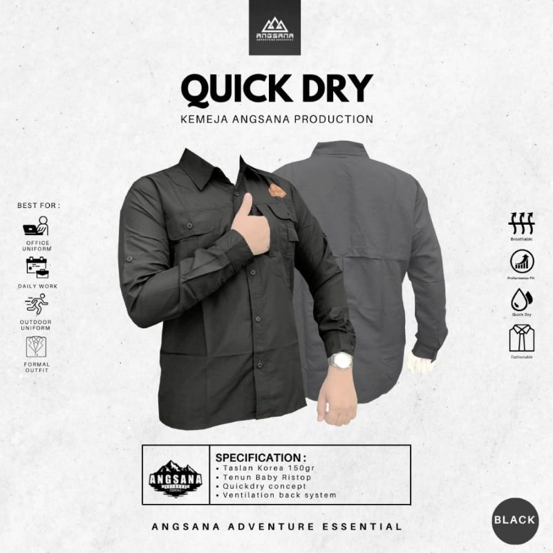 kemeja Angsana Quick Dry Basic