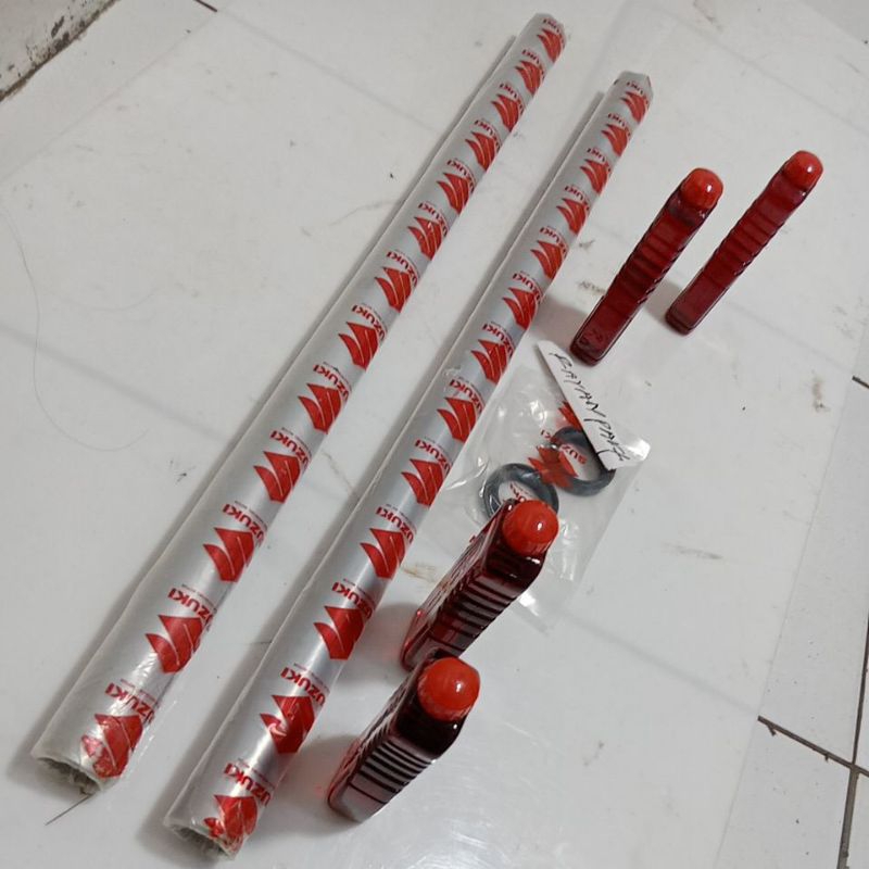 sok depan TS125 TS125 sil+oli 4 botol+ sok