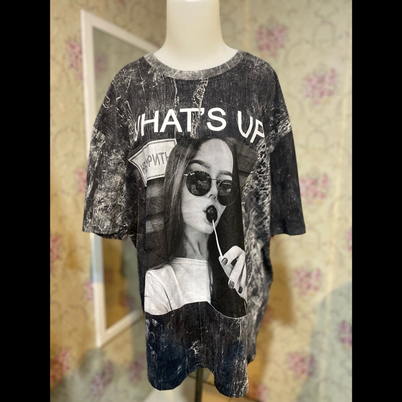 Baju Kaos Wanita OverSize Import BANGKOK