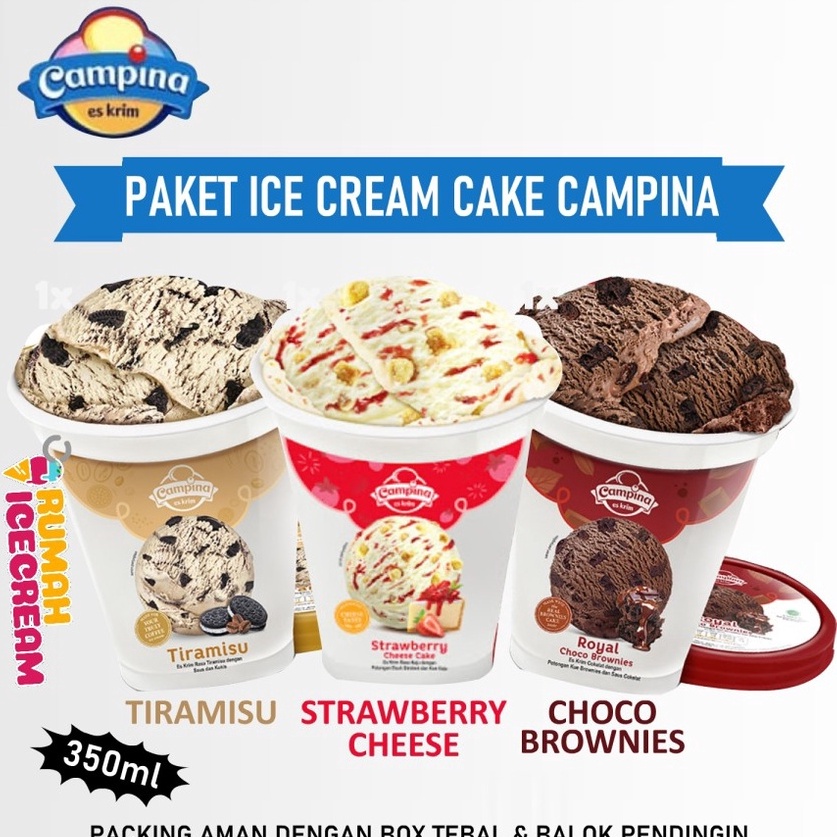 

MFDK4551 Terbaru Paket Ice Cream Cake Campina 3pcs