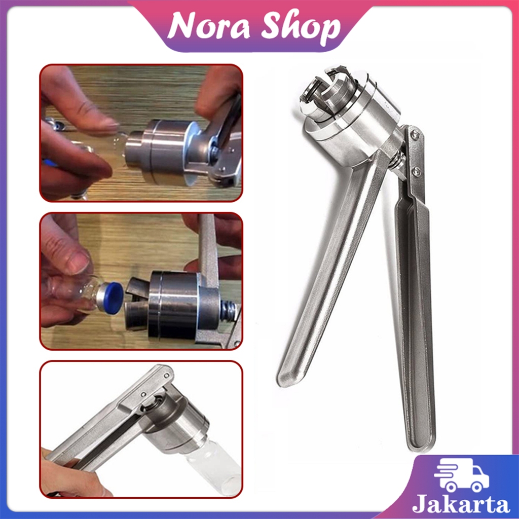 Alat Segel Botol Vial Crimper Alat Press Botol Parfume Manual Alat Pres Tutup Botol Parfume