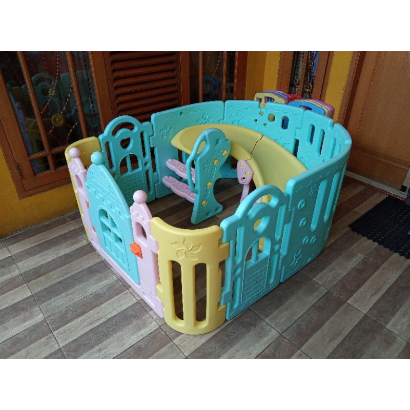 PRELOVED PAGAR BAYI PAGER BAYI PAGAR BABY PLAYPEN PLAYZONE PLAYFENCE PLAYROOM IBEBE LOLIPOP BEKAS SE