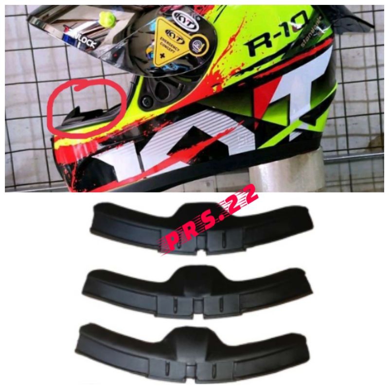 karet hidung/nose guard helm KYT r10,rc7,vendeta,Nfr all size