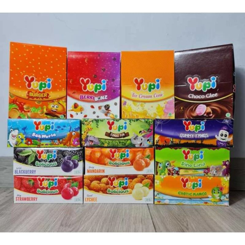 

Permen Yupi box isi 24pcs harga termurah varian random