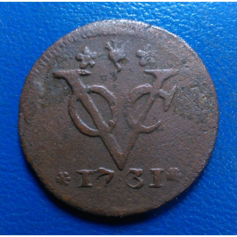 Koin VOC 1 Duit West Friesland 1731