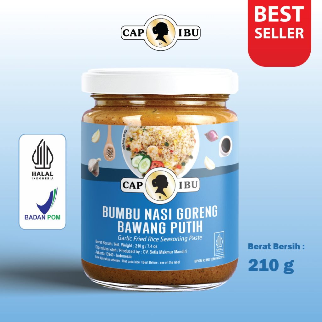 CAP IBU Paket BELI 4 DAPAT 5 Bumbu Nasi Goreng All Variants (210gr x 4pcs ) BONUS Produk Random