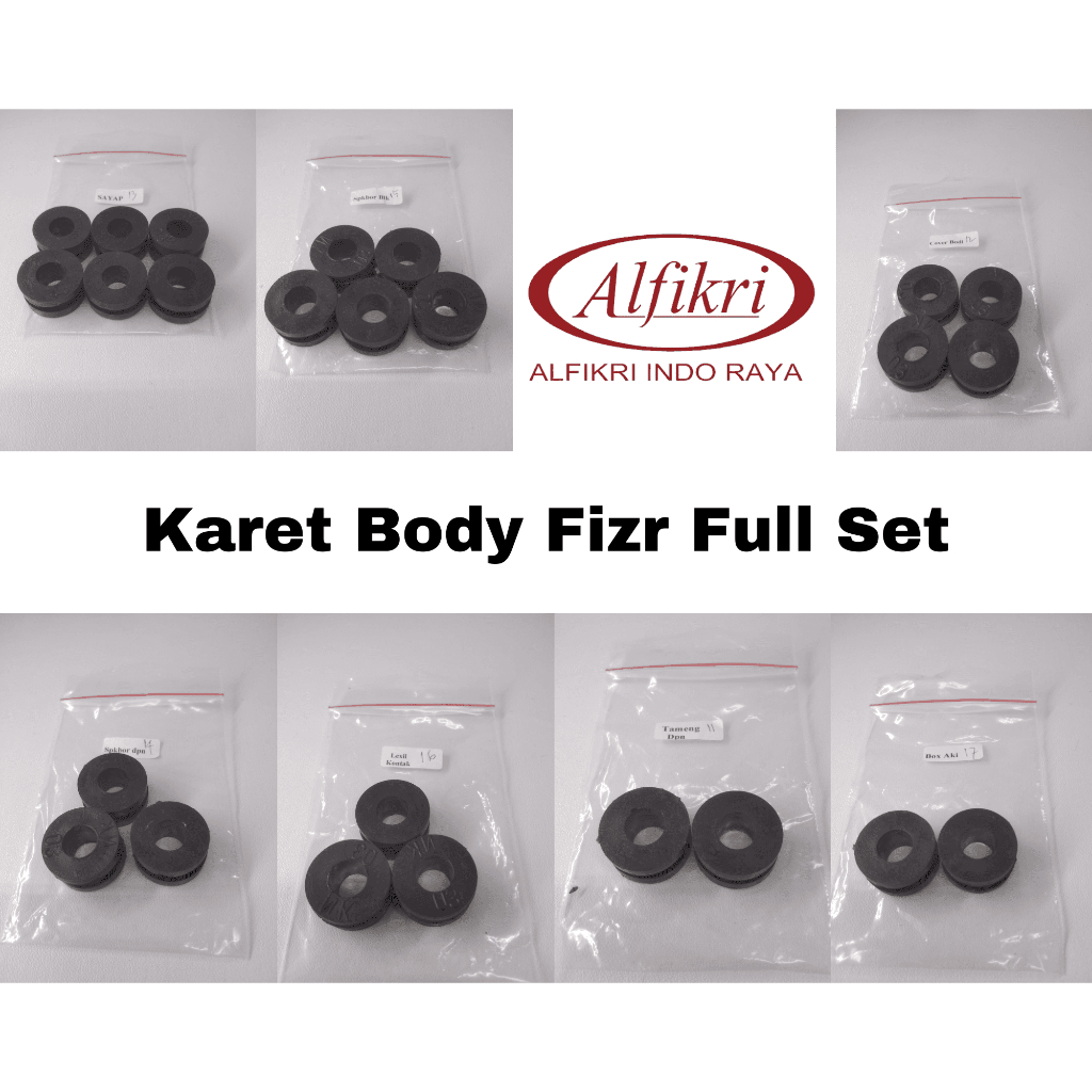 (3) Fizr Karet Body Yamaha Fizr Poswan Force One Full Set /Karet Body Fizr Full Set /  COD Karet Fiz