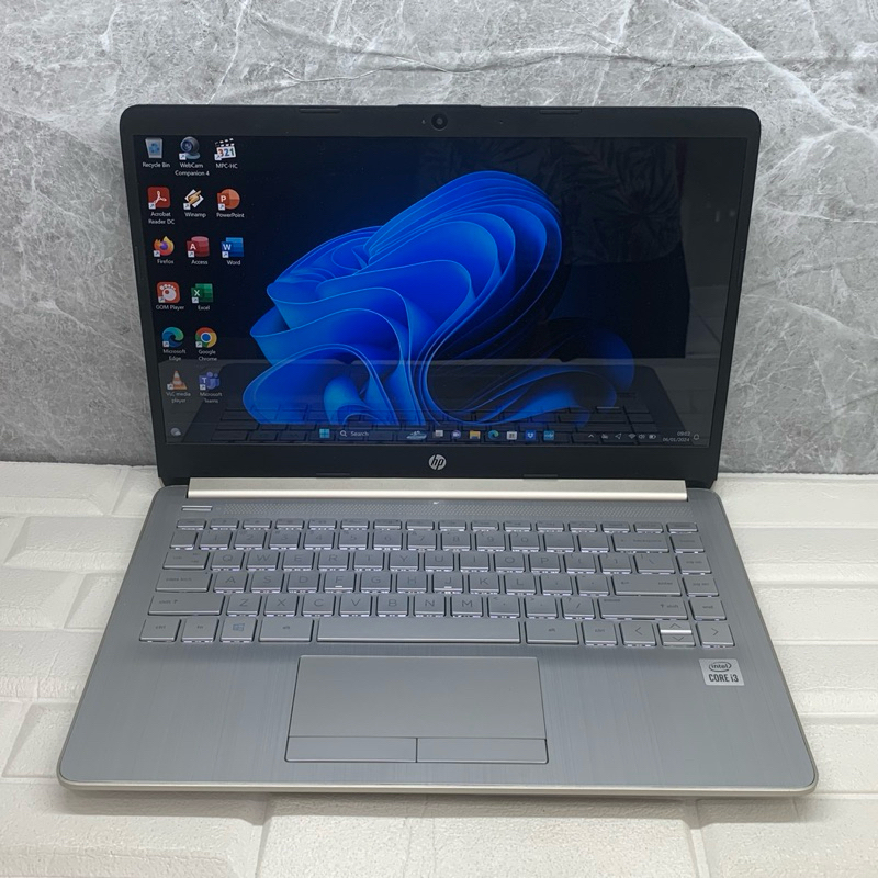 Laptop hp 14s-cf Intel core i3-10110U RAM 4GB SSD 256GB 2nd