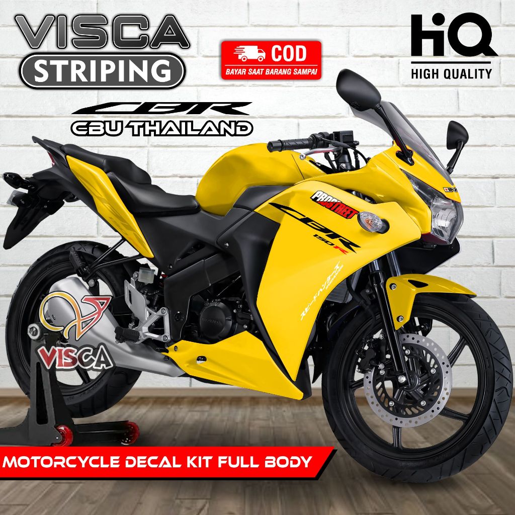 Decal CBR 150R CBU Thailand Full Body - Stiker Honda CBR 150R CBU Thailand - Dekal CBR 150R CBU Thai