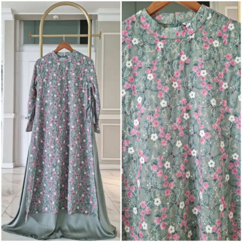 New Gamis Malaysia bunga