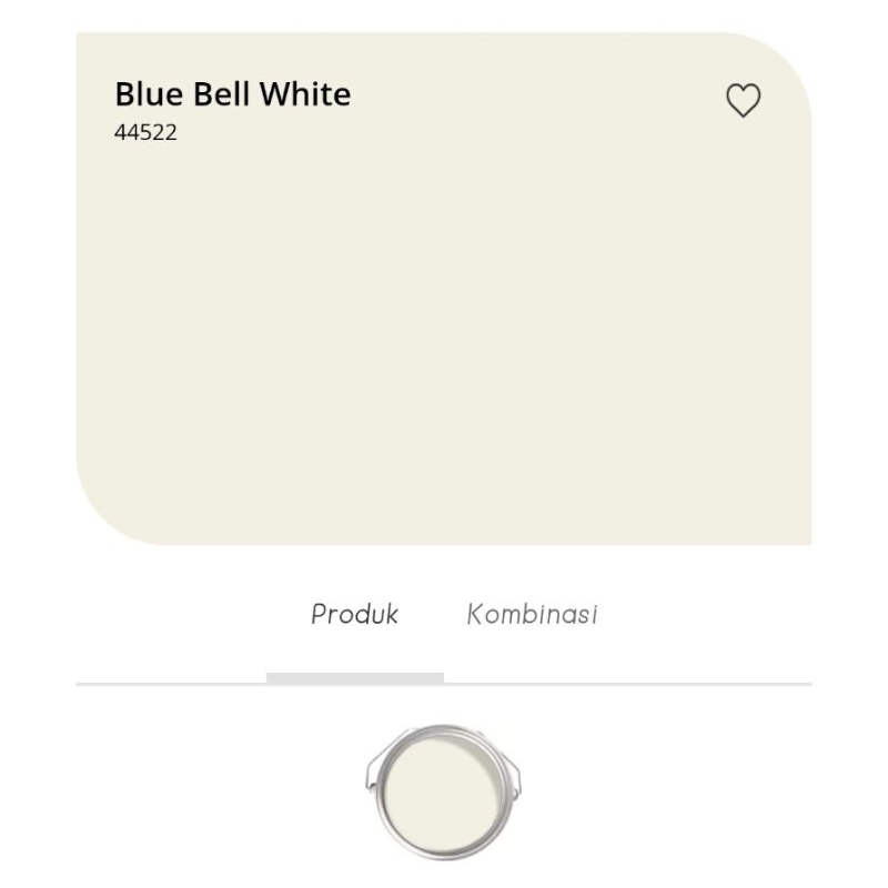 CAT TEMBOK DULUX PENTALITE ANTIBAC BLUE BELL WHITE 44522 2,5 LITER