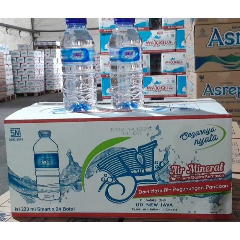 

Air mineral botol kemasan 220 ml Khuss pengiriman instan