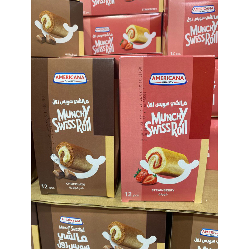 

Soft Cake Enak Roll Cake Americana coklat n stroberi